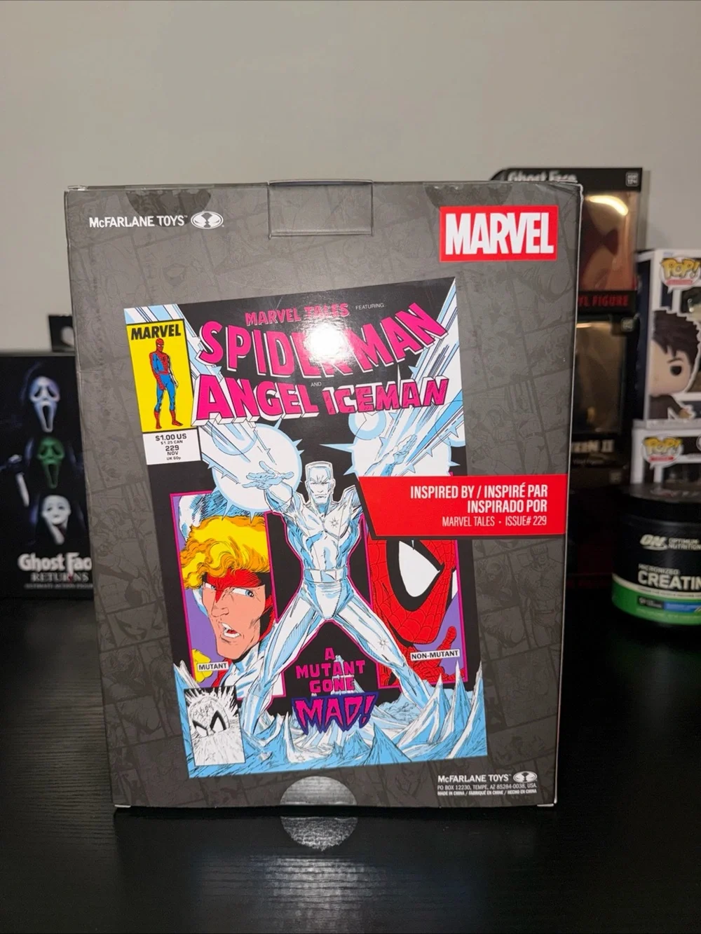 Marvel Iceman Translucent Blue Display Figure